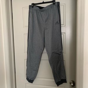 Adidas Grey and Black Joggers